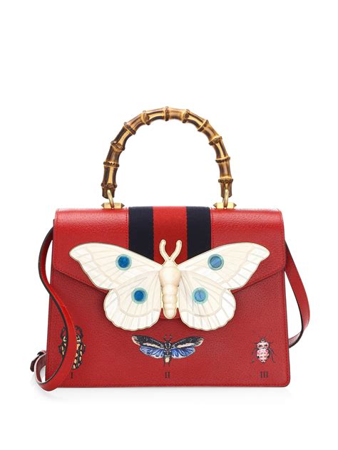 gucci red bags ebay|red gucci bag with butterfly.